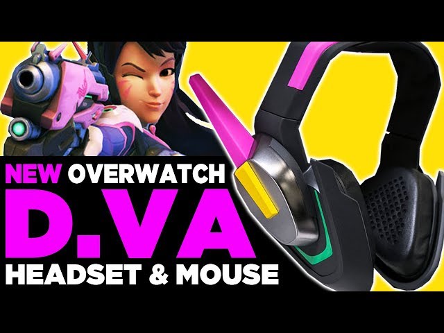 Overwatch: NEW D.Va Headset, Mouse & Mouse Mat Review! - YouTube
