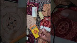 Capacitor multimeter se kese check kre #multimeter #capacitor #technology