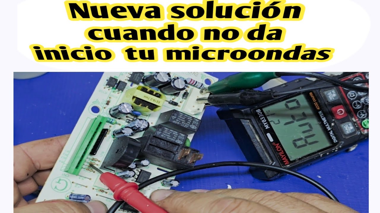 No da inicio y no es problema de los botones CHECA LA NUEVA SOLUCION TARJETAS MIDEA  EN MICROONDAS 