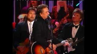 Johnny Cash performs &quot;Big River&quot; at the 1992 Rock &amp; Roll Hall of Fame Induction Ceremony