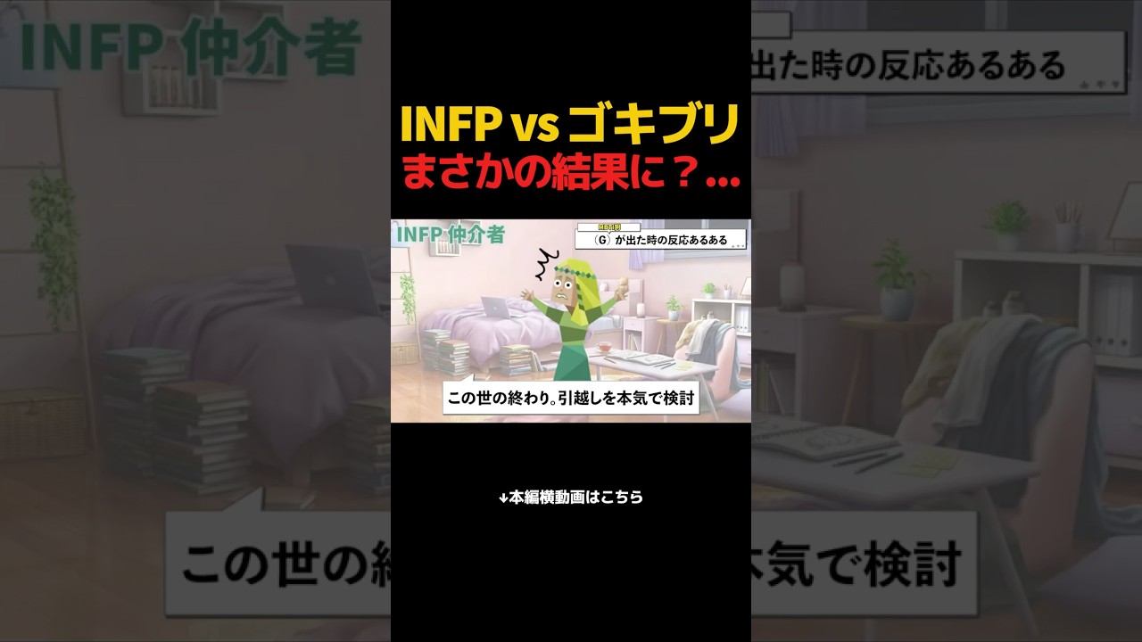 INFPがGを見つけた時… #mbti #infp
