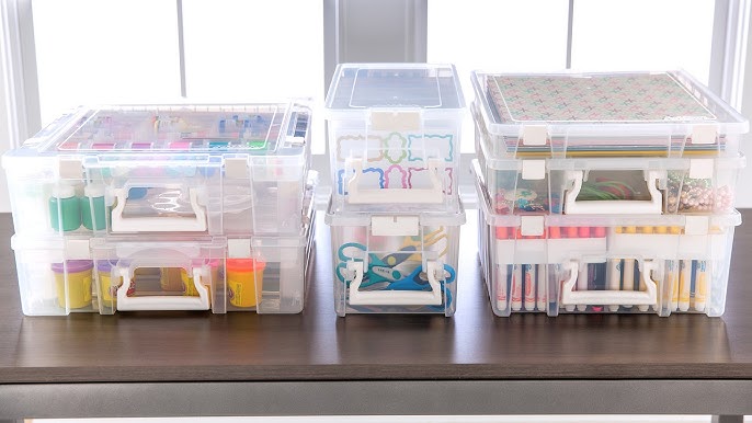 ArtBin Storage Containers!! Operation Craft room organization! 
