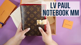 Stationary challenge: Revealing the Monogram Paul Notebook Cover