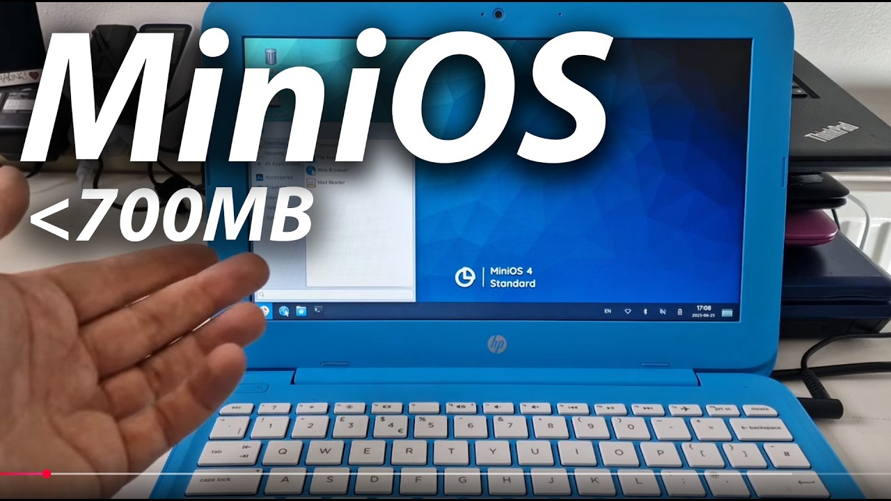 MiniOS 4 Linux on HP Stream 11 with 2GB RAM #minios #linux - YouTube