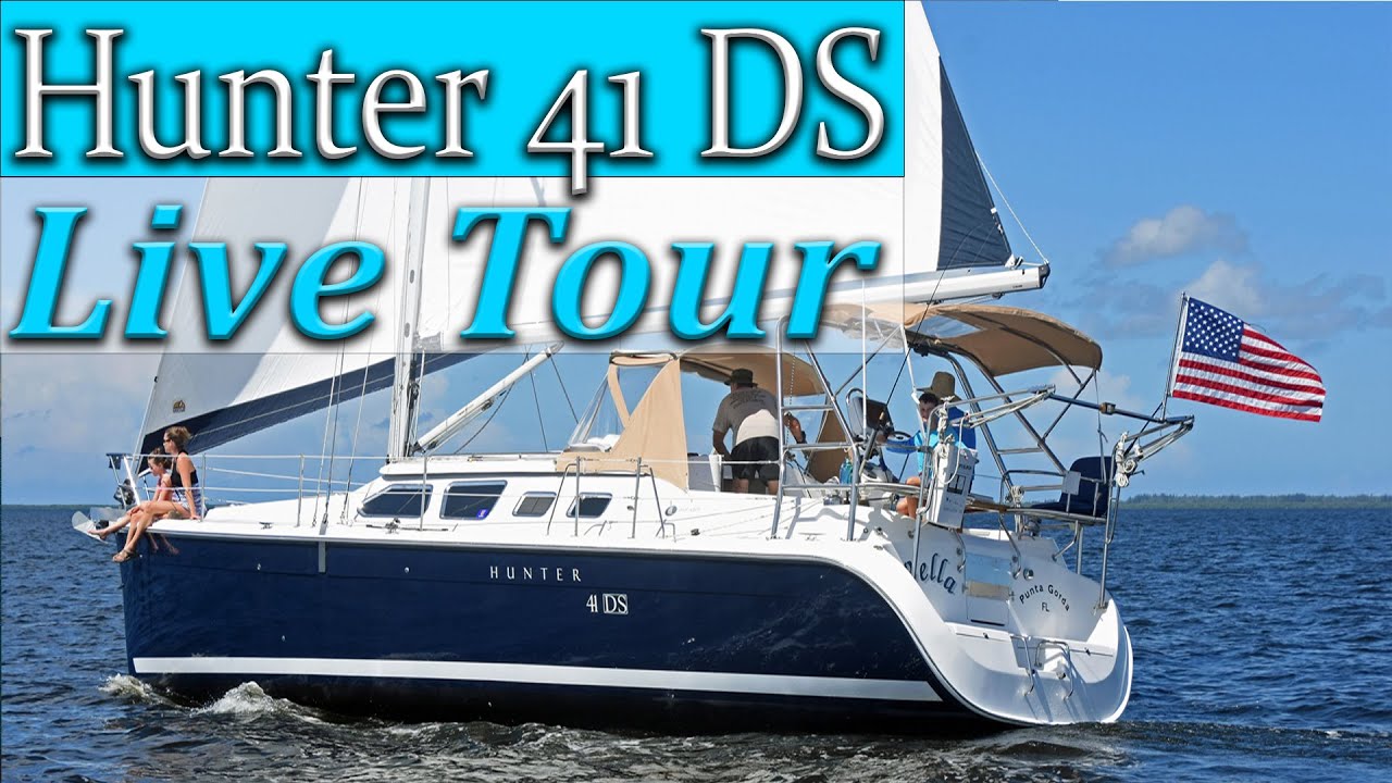 Sailing, Hunter 41 Ds LIVE tour with Rodger