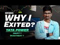 Exited Tatapower with 8,36,000 Profit | Swing Trading