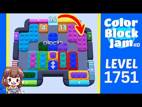 Color Block Jam Level 1751 walkthrough video preview