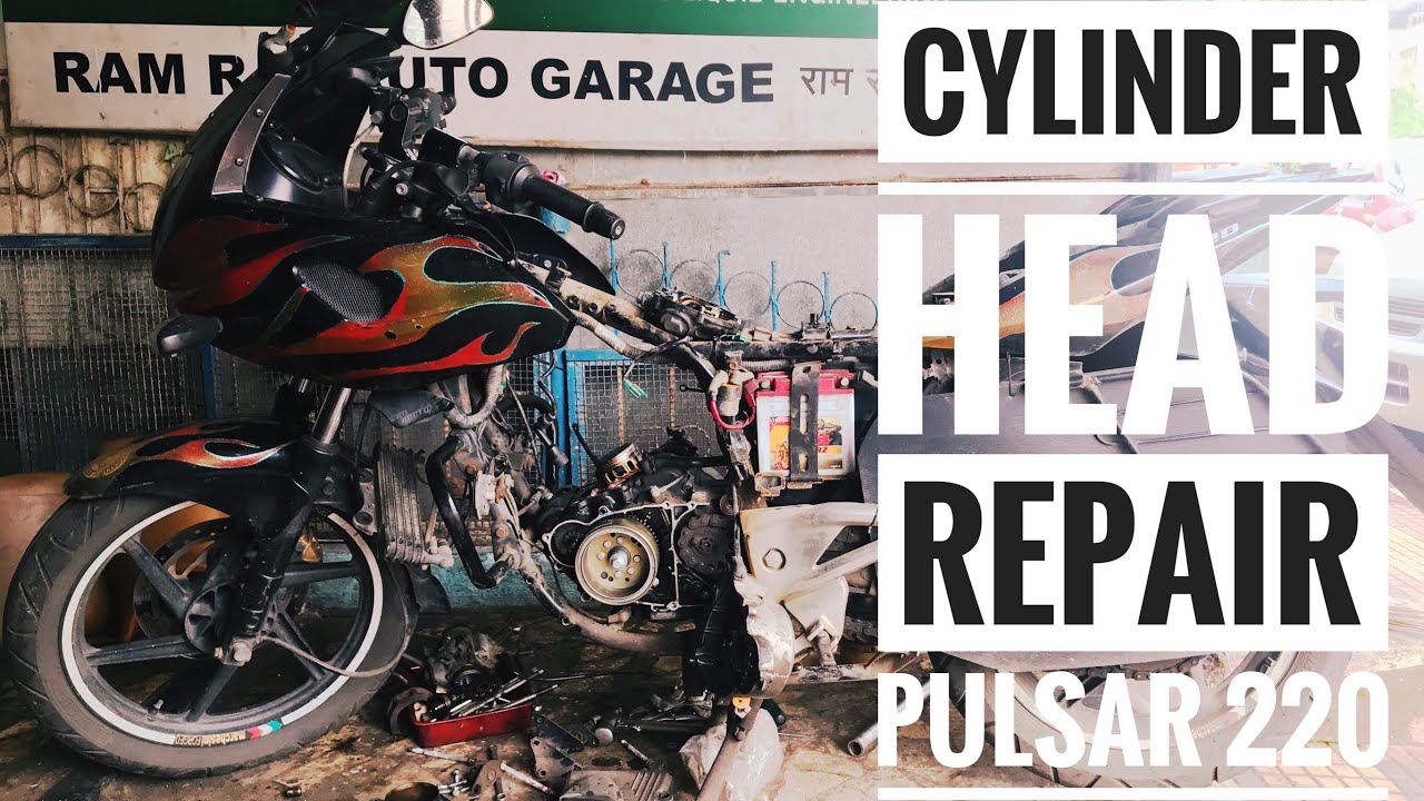 Pulsar 220 Engine Repair Cylinder Head Repair pulsar 220 YouTube