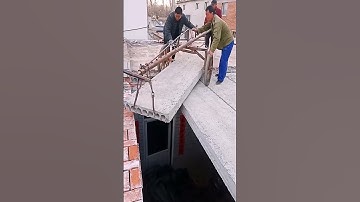 Precast slab installation process #machine #trending #viralvideo #shorts