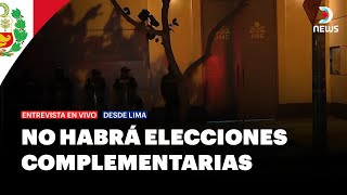CRISIS en PERÚ: JNE rechaza elecciones complementarias y crecen denuncias de fraude | DNews