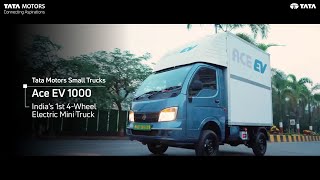 Tata Ace EV 1000 Electric Mini Truck video