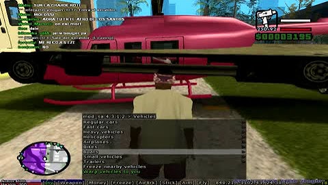 GTA; San Andreas SA-MP hacks
