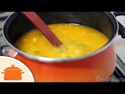 Sopa Creme de Legumes com Frango