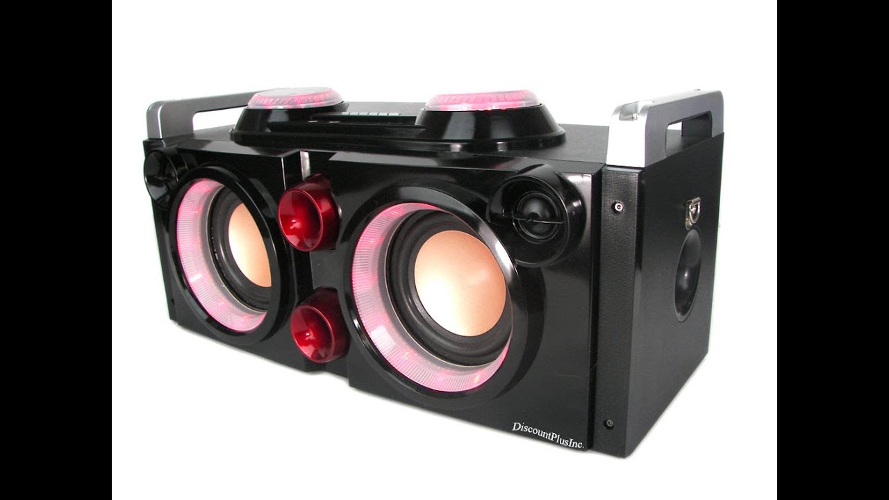 QFX PBX-505200BT Portable Rechargeable Bluetooth PA Tailgate Speakery System