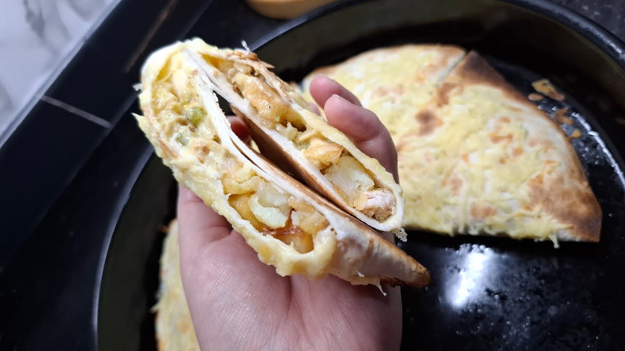 طاكوس مثلث ✨️ مملحات رمضان بامتياز 🌙 اقتصادية سهل بمقدير مضبوط 😋