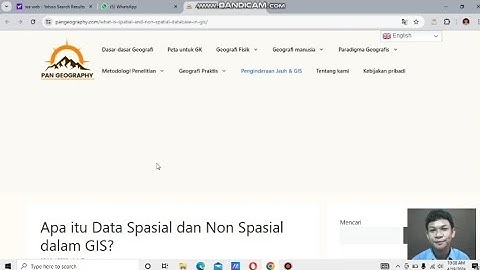 Tugas 1 SIG || Data Spasial & Non Spasial (Atribut)