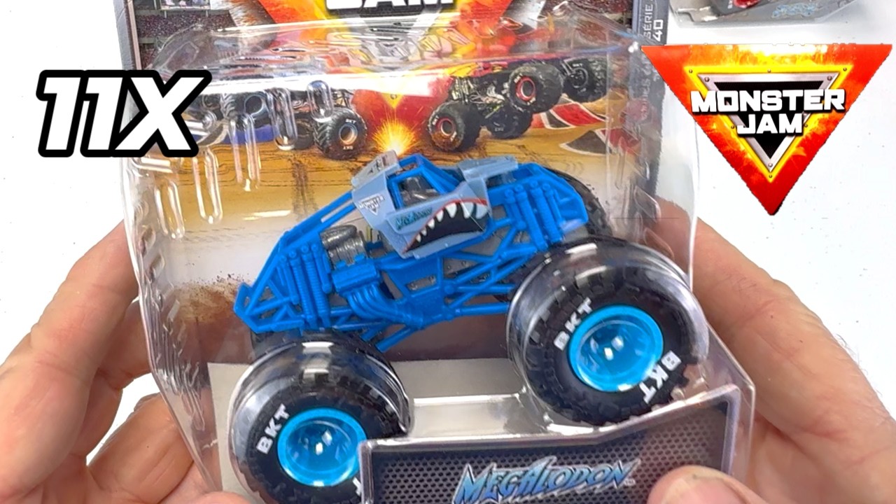 🤯11X MONSTER JAM MONSTER TRUCK UNBOXING: amsr