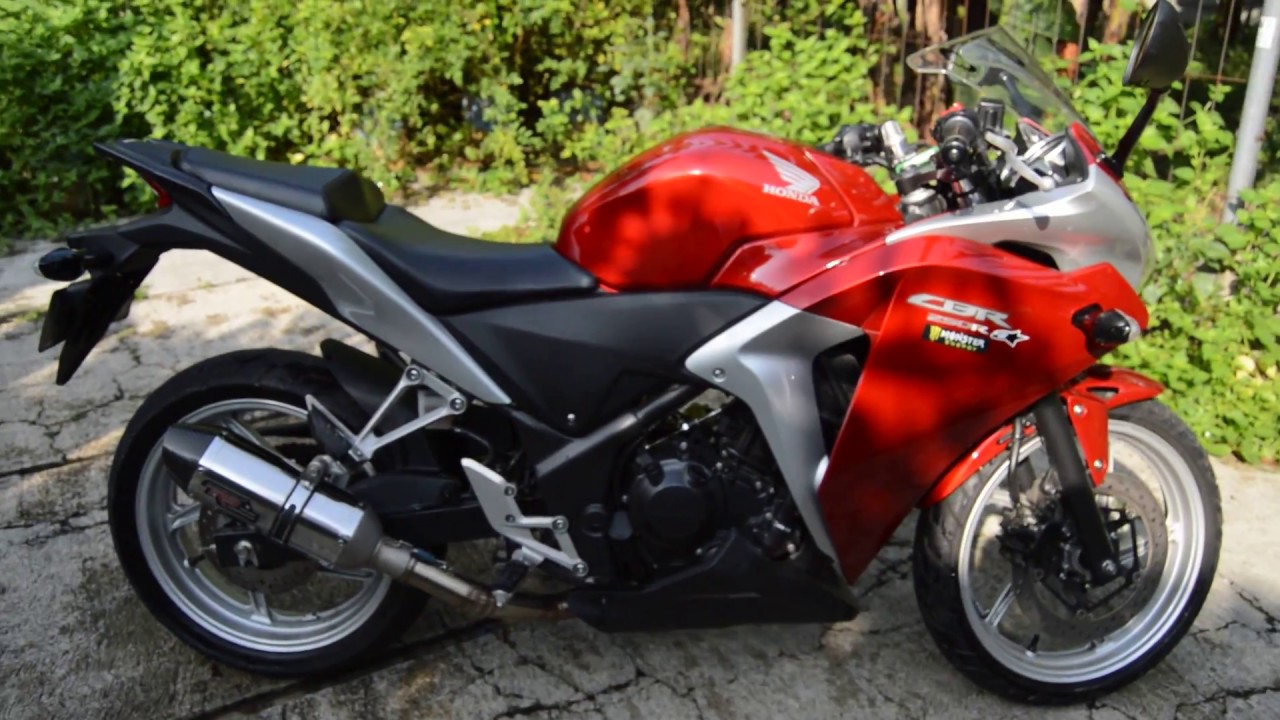 Suara Honda CBR250R CBU 1 Silinder 2011 Pakai Knalpot R9 YouTube