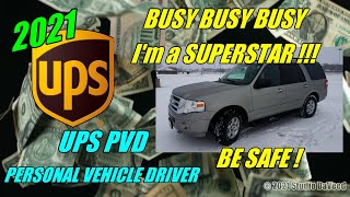 2021 UPS PVD BUSY BUSY SUPERSTAR PERSONAL VEHICLE DRIVER