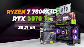 RAKIT PC GAMING 35 JUTAAN AMD RYZEN 7 7800X3D + VGA GAINWARD RTX 5070 Ti PHOENIX-S 16GB GDDR7