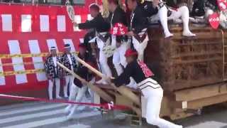 2015 0918 00145 ２回目試験曳き 貝源 春木南  岸和田だんじり祭