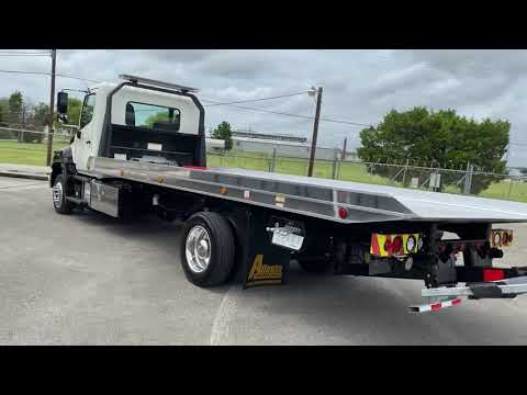 Sold - 2014 Hino Rollback Tow Truck Flatbed For Sale - Youtube