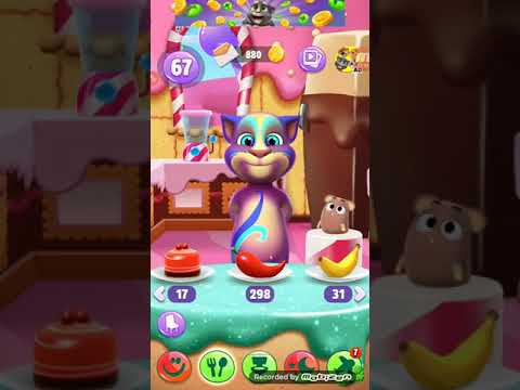 لعبة القط توم المتكلم 2 اطعام القط توم المسكين جميع انواع الطعام تعالوو نشوف شو راح ياكل