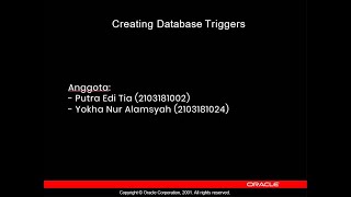 Creating Database Triggers - Praktikum Basis Data Lanjut 13