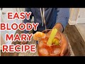 EASY HOMEMADE BLOOD MARY COCKTAIL RECIPE