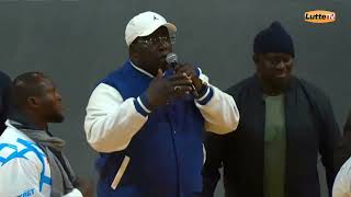 Festival International De Lutte À Montréal Beau Discours De Gris Bordeaux Devant Modou Et Sa Thiès