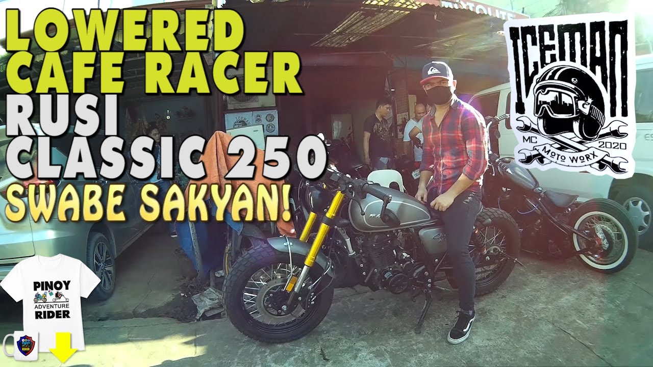 LOWERED CUSTOM RUSI CLASSIC 250 ~ SWABE SAKYAN! - YouTube