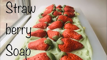 Strawberry soap CP