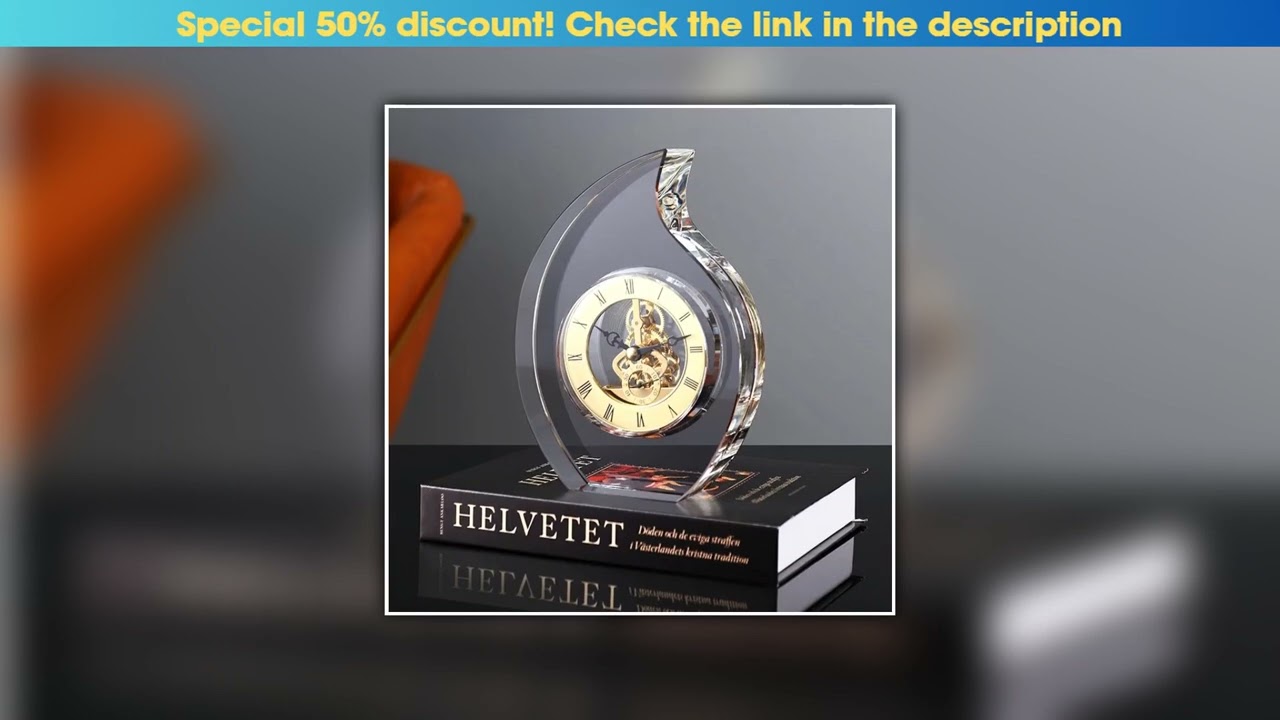 Today Only Mechanical Crystal Clocks Clocks Living Room Office Decorations Creative Home Ornaments•