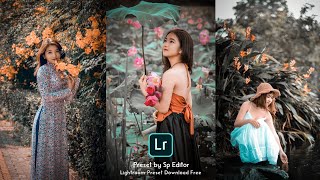 Lightroom Aqua and Soft Orange Photo Editing Tutorial | Preset Download Free screenshot 4