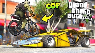 RAMPING COPS ON BIKES!! (GTA 5 Mods  Evade Gameplay)