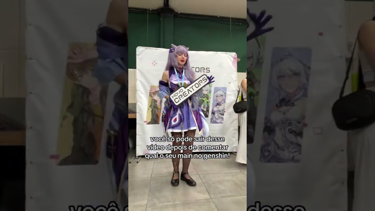 Qual é o seu main no Genshin Impact? #Cosplay #GenshinImpact #Keqing #Shorts