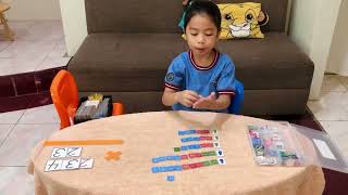 Multiplication Using the Montessori Stamp Game | Three Digit Multiplicand by Two Digit Multiplier