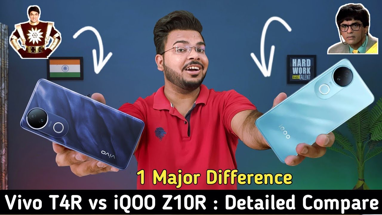 Vivo T4R vs iQOO Z10R Camera Test Hindi | Best Mobile Under 20K⚠️| Vivo T4R vs iQOO Z10R Comparision