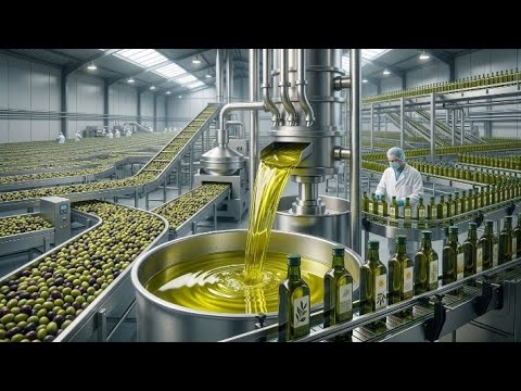 Millions of Olives Enter This Factory… Then THIS Happens 😱🫒 | Olive Oil Process