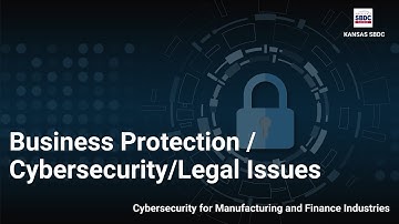 Cybersecurity for Manufacturing and Finance Industries