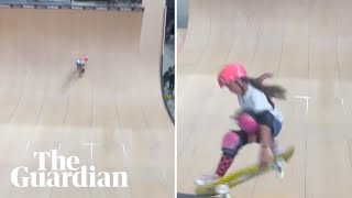 Arisa Trew lands 720: Australian teen makes skateboarding history as first female to land rare trick