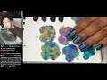 Nail Art &amp; Chill | Bright Metallic Smooshy Marble | Extended Tutorial | MSLP [Streamed 9/23/20]