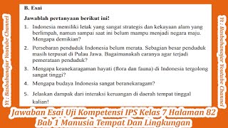 Uji kompetensi ips kelas 7 halaman 80 s/d 82 pilihan ganda dan esai,
akan kita bahas jawabannya pada kesempatan kali ini. membahas
pertanyaan-perta...