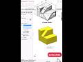 Corner Block Design in SolidWorks | Cut & Chamfer #shorts #solidworks