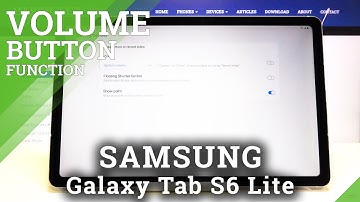 How to Change Camera Volume Button Function in SAMSUNG Galaxy Tab S6 Lite