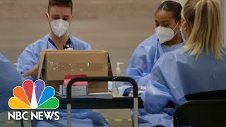 More Cities Opening Mass Covid Vaccination Centers | NBC Nightly News