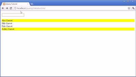jQuery Tutorial - 24 - Contains selector