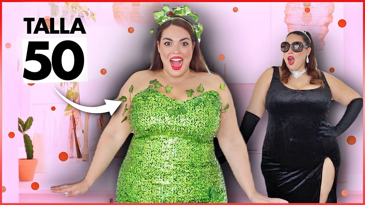 Pruebo DISFRACES de Talla Grande para Halloween + Haul de