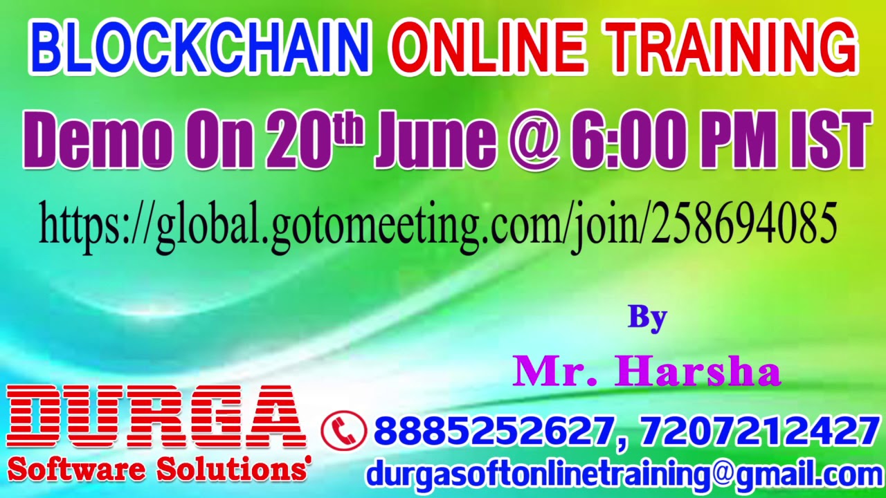 durga software madhapur BLOCKCHAIN Online Training in DURGASOFT