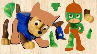Pj Masks Gekko Paw Patrol Chase Puzzles Finger Family Rhymes For Children